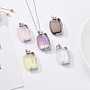 Rotatable Natural Quartz Perfume Bottle Pendants G-M362-02P-5
