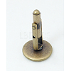 Antique Bronze Brass Cuff Button X-KK-E063-AB-NF-2