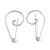 Iron Brooch Findings IFIN-K028-01P-1