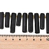 Natural Shungite Beads Strands G-F829-A06-01-4