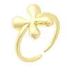 Rack Plating Brass Open Cuff Rings RJEW-S394-01G-X-2