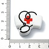 Medical Treatment Theme Stethoscope Silicone Beads SIL-G010-02B-3