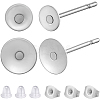 240Pcs 2 Style 304  Stainless Steel Stud Earring Findings DIY-BBC0001-93-1