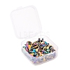 60Pcs 4 Style Ion Plating(IP) 304 Stainless Steel Lobster Claw Clasps STAS-LS0001-46MC-6