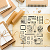 Rubber Clear Stamps DIY-WH0251-009-6