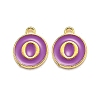 Golden Plated Alloy Enamel Charms LS-ENAM-Q437-12O-1