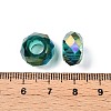 Transparent Glass European Beads GPDL-N005-D14mm-A10-3