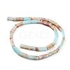Synthetic Imperial Jasper Dyed Beads Strands G-D077-C01-11-3
