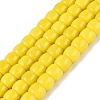 Opaque Glass Beads Strands GLAA-Q106-02A-B05-1