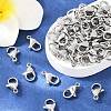 Tarnish Resistant 316 Surgical Stainless Steel Lobster Claw Clasps X-STAS-316-FL12A-6