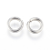 Tarnish Resistant 304 Stainless Steel Open Jump Rings STAS-J020-01-7x1.3mm-1