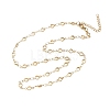 304 Stainless Steel Ring Link Chain Necklaces SA-CBA2696-02G-4