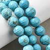 Natural Magnesite Beads Strands G-P598-E-10mm-05-1