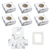 1Pc Rectangle Resin Open Back Bezel DIY-CJ0002-31-8