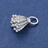 925 Sterling Silver Dandelion Flower Charms STER-D300-25S-2