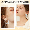 30 Pairs 3 Style 304 Stainless Steel Hoop Earring Shapes EJEW-SP0001-01-5