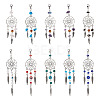 Kissitty 20Pcs 10 Style Alloy Pendants HJEW-KS0001-01-13