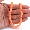 Handmade Polymer Clay Beads Strands CLAY-N008-41-6