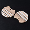 Resin & Wood Pendants X-RESI-N025-014A-B01-3