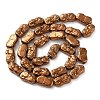 Electroplated Synthetic Non-magnetic Hematite Beads Strands G-F767-03F-2
