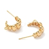 Brass Stud Earring Findings KK-C099-15G-2
