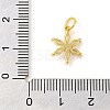 Flower Rack Plating Brass Micro Pave Cubic Zirconia Pendants Charms KK-S396-13B-3