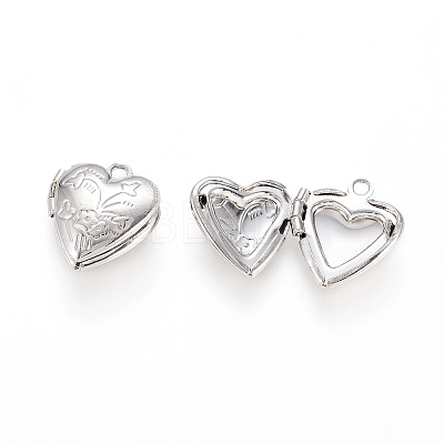 Brass Locket Pendants LS-KK-G386-10P-1