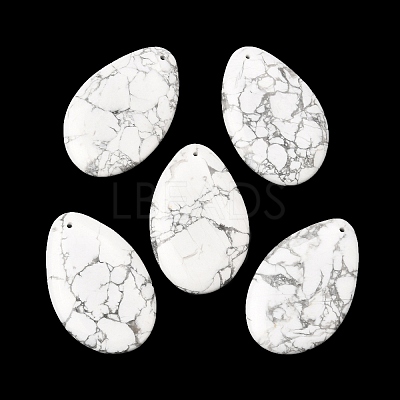Natural Howlite Big Pendants G-F820-05A-12-1