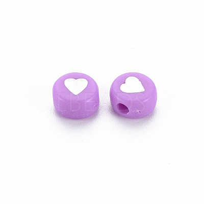 Opaque Acrylic Beads MACR-T027-01-1