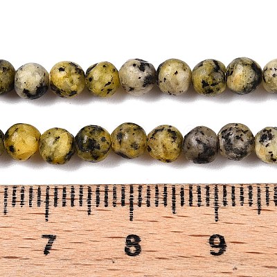 Dyed Natural White Jade Beads Strands G-T140-4mm-B04-1
