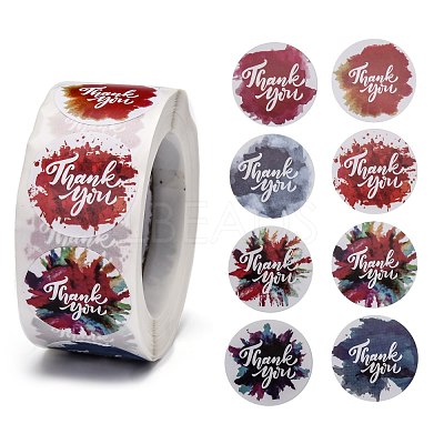 1 Inch Thank You Stickers X-DIY-L028-A02-1