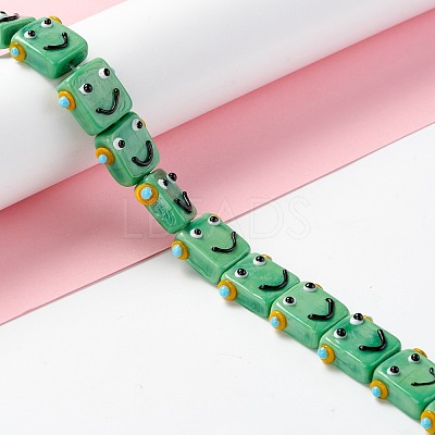 Handmade Lampwork Beads Strands LAMP-D015-07G-1