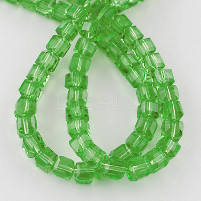 Glass Bead Strands X-GLAA-R041-6x6mm-13-1