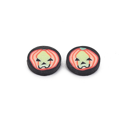 Halloween Handmade Polymer Clay Cabochons CLAY-N006-105-1