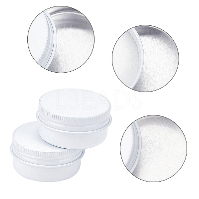 Round Aluminium Tin Cans CON-WH0079-13C-1