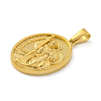 Ion Plating(IP) 304 Stainless Steel Pendants STAS-R231-18G-29-1