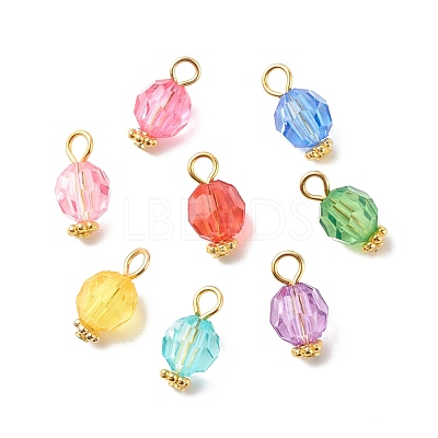 Transparent Acrylic Pendants PALLOY-JF01834-09-1