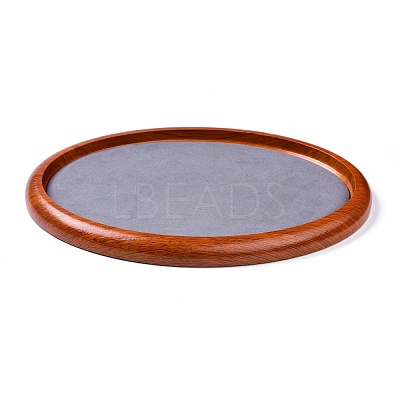 Oval Wood Pesentation Jewelry Display Tray ODIS-P008-21A-1
