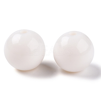 Opaque Acrylic Beads OACR-H038-09-01-1