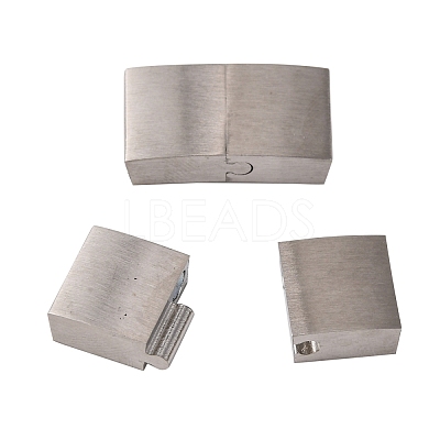 Non-Tarnish 316 Surgical Stainless Steel Bayonet Clasps STAS-G241-21P-1