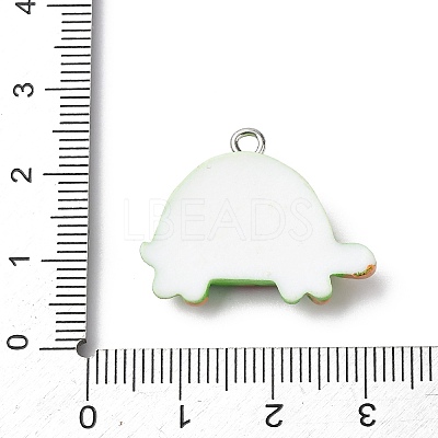 Opaque Resin Pendants RESI-A050-01B-1
