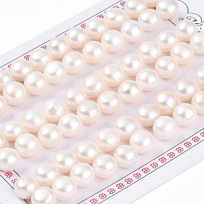 Grade 3A Natural Cultured Freshwater Pearl Beads PEAR-N018-3A-8085A-1