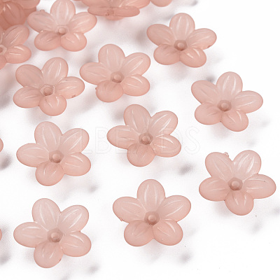 Frosted Acrylic Bead Caps MACR-S371-08A-763-1