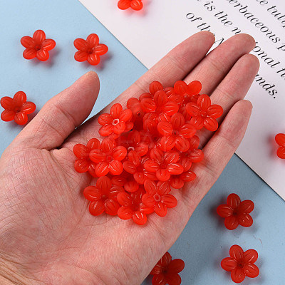 Frosted Acrylic Bead Caps MACR-S371-08A-712-1
