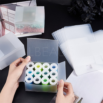 Removable Transparent Plastic Box CON-WH0085-46-1
