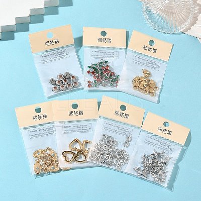 SHEGRACE Brass Spring Ring Clasps XGRQ58922-786G-1