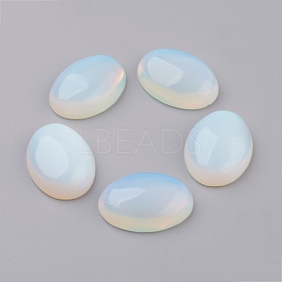 Opalite Flat Back Cabochons G-G741-13x18mm-22-1