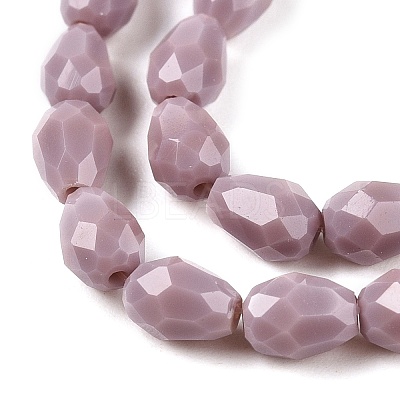 Opaque Solid Color Beads Strands EGLA-N013-P4mm-D09-1
