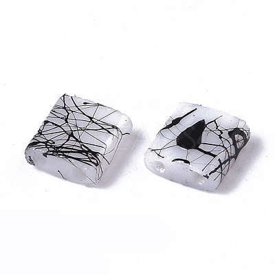 2-Hole Drawbench Glass Seed Beads SEED-S023-43C-01-1