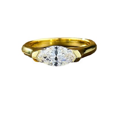 Alloy with Clear Cubic Zirconia Finger Rings FS-WGD7F1A-02-1